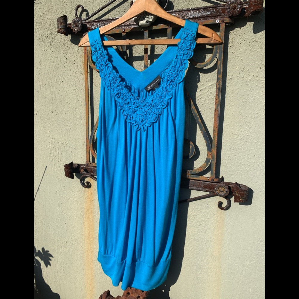 NWT INC Spa Blue Tunic